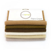 5" x 5" Paint Chips - Solid Wool Brown (6ct)