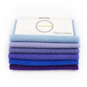 5" x 5" Paint Chips - Sparkle Wool Blue (6ct)