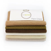 5" x 5" Paint Chips - Sparkle Wool Brown (6ct)
