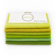 5" x 5" Paint Chips - Sparkle Wool Green (6ct)