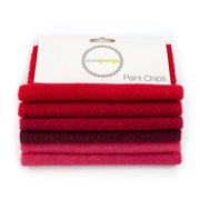 5" x 5" Paint Chips - Sparkle Wool Red (6ct)