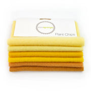 5" x 5" Paint Chips - Sparkle Wool Yellow (6ct)