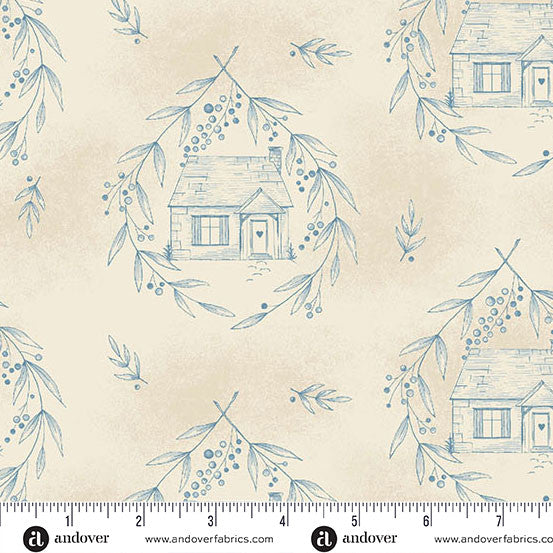 Special Delivery Cozy Cottage Blue Willow