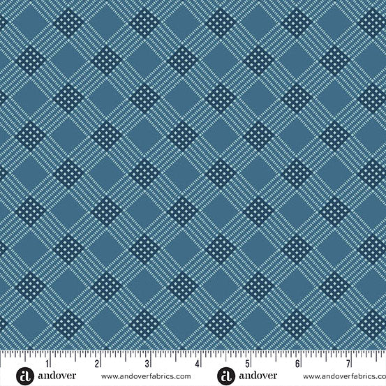 Special Delivery Tea Towel Deep Denim