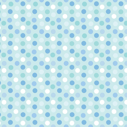 Special Delivery Dots Blue