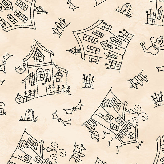 Spooky Stitches Haunted House Cream