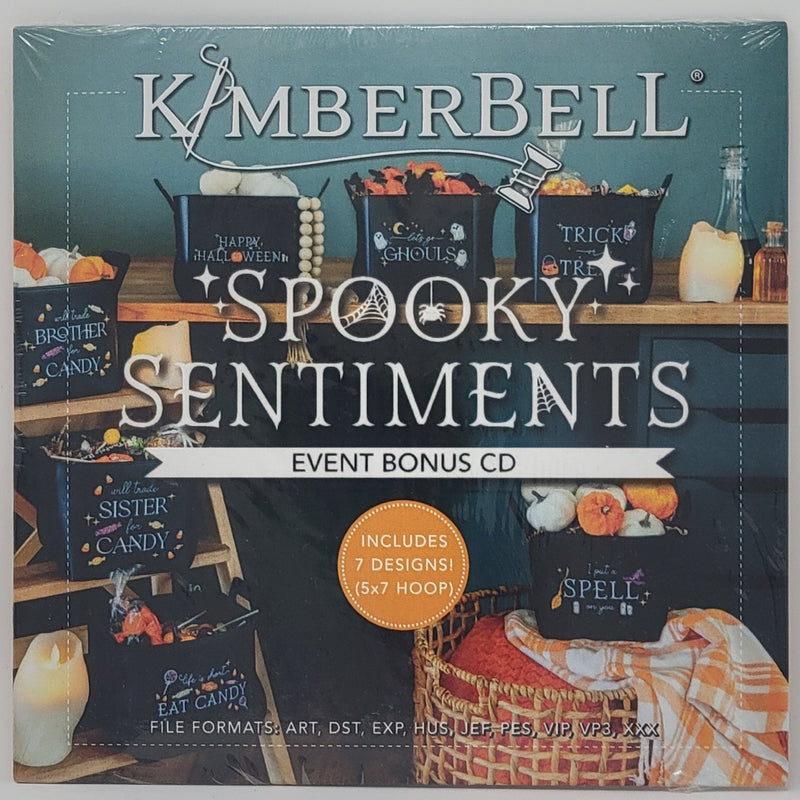 Kimberbell Spooky Sentiments Embroidery CD