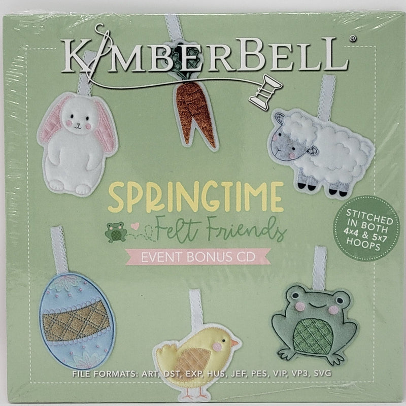 Kimberbell Springtime Felt Friends Embroidery CD