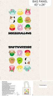 Squishmallows Bag Panel Canvas