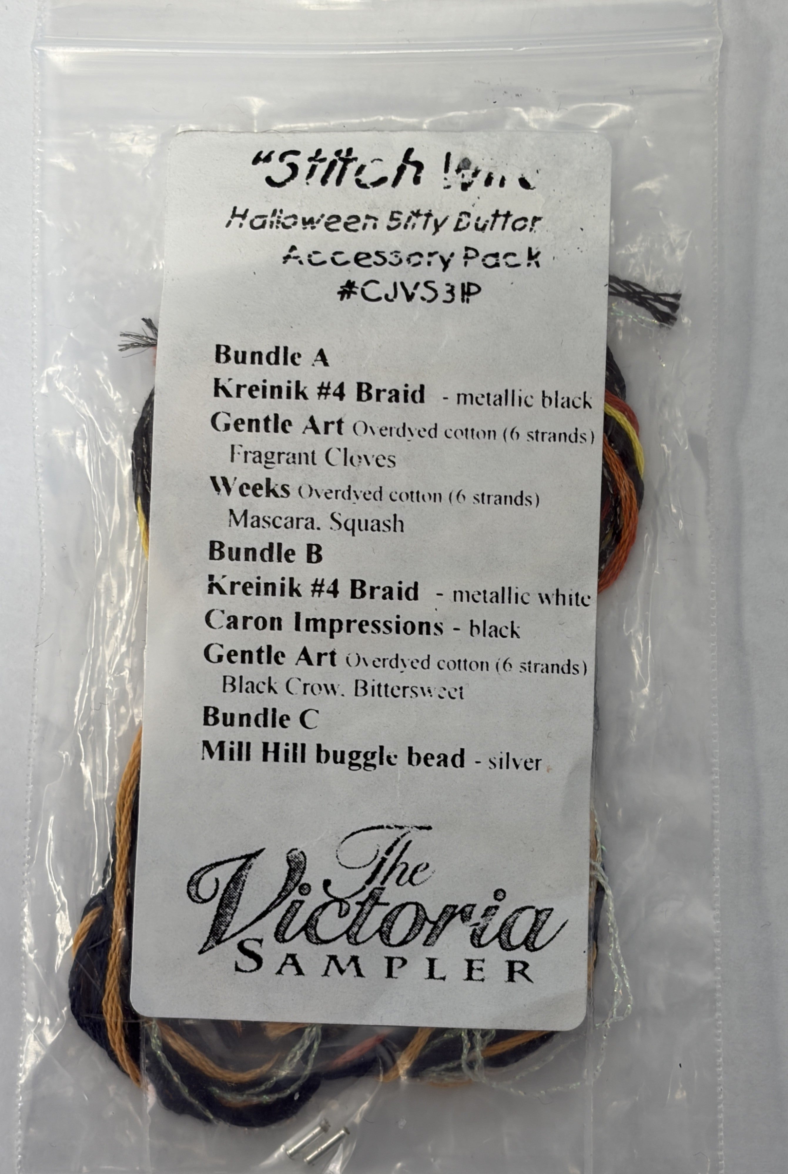The Victoria Sampler - Stitch Who Accessory Pack