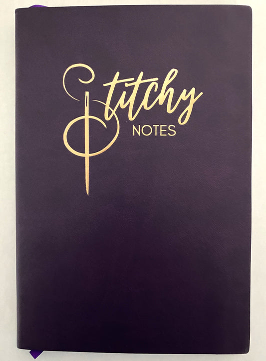 Stitchy Notes Notebook Purple