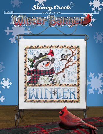 Leaflet Winter Banner With Charms