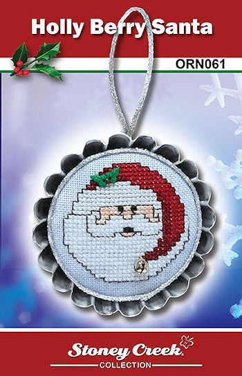 Ornament Chart - Holly Berry Santa