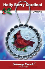 Ornament Chart - Holly Berry Cardinal