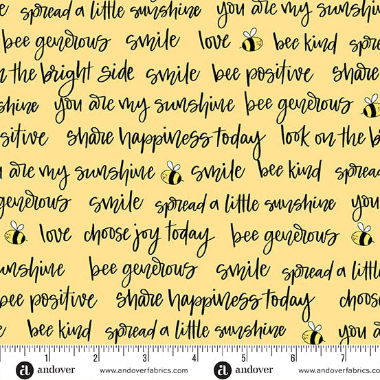 Sunny Honey Bee Positive Yellow