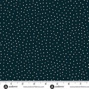 Sunny Honey Dancing Dots Black