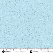 Sunny Honey Dancing Dots Blue