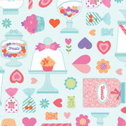 SWEET SHOPPE CANDY JARS BLUE