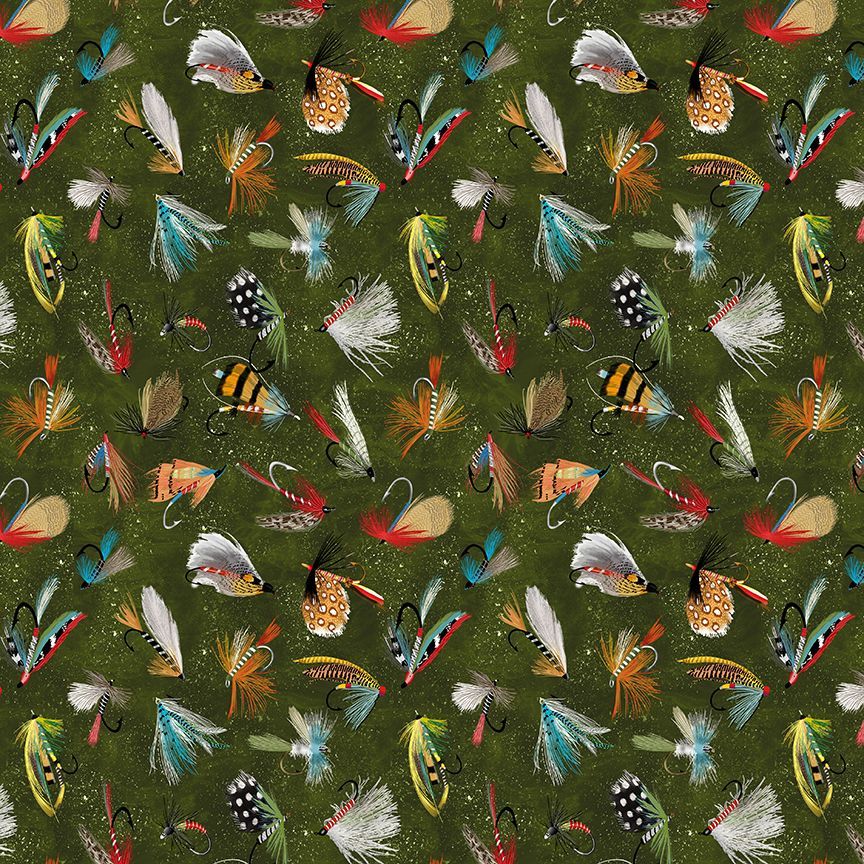 Cabin Rules Fly Fishing Lures Hunter