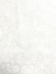 Whiteout Jacobean Floral White