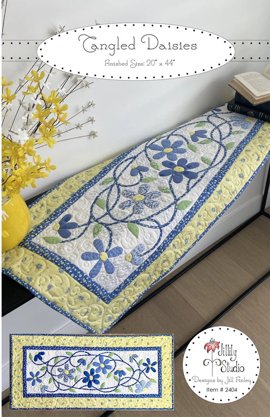 Tangled Daisies Table Runner