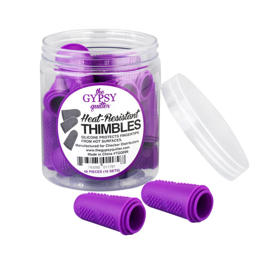 Heat Resistant Thimbles Purple (Set of 3)