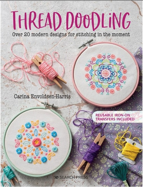 Thread Doodling Embroidery Pattern Book