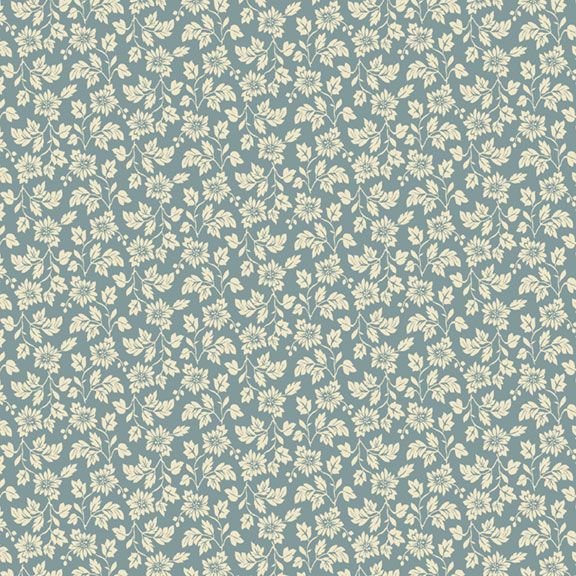 FQ Timeless Stitches Floral Blue