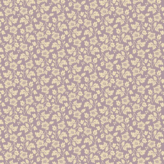 FQ Timeless Stitches Floral Lilac