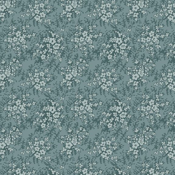FQ Timeless Stitches Flower Blue