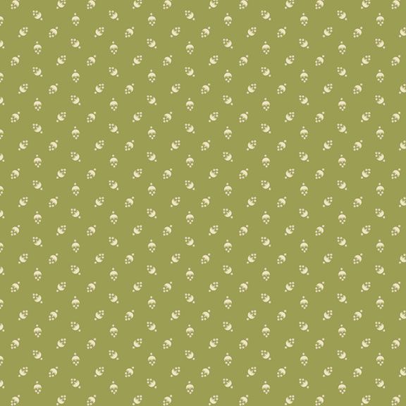Timeless Stitches Flower Buds Green