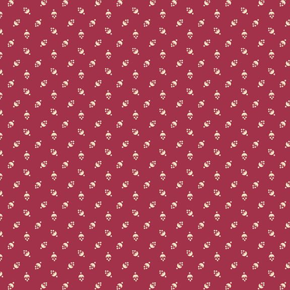 Timeless Stitches Flower Buds Red