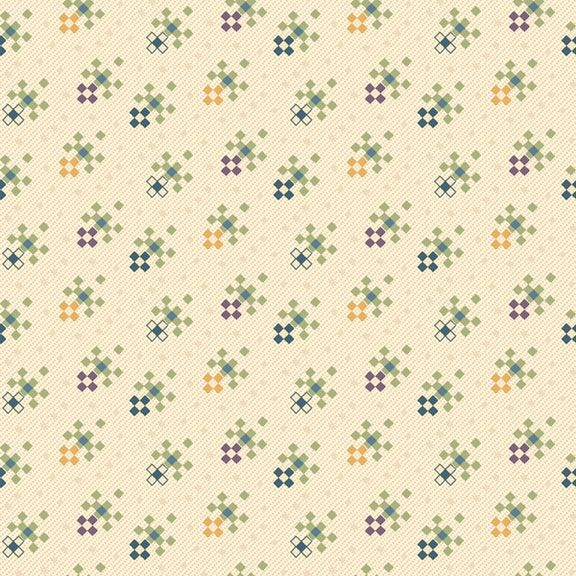 Timeless Stitches Geo Cream