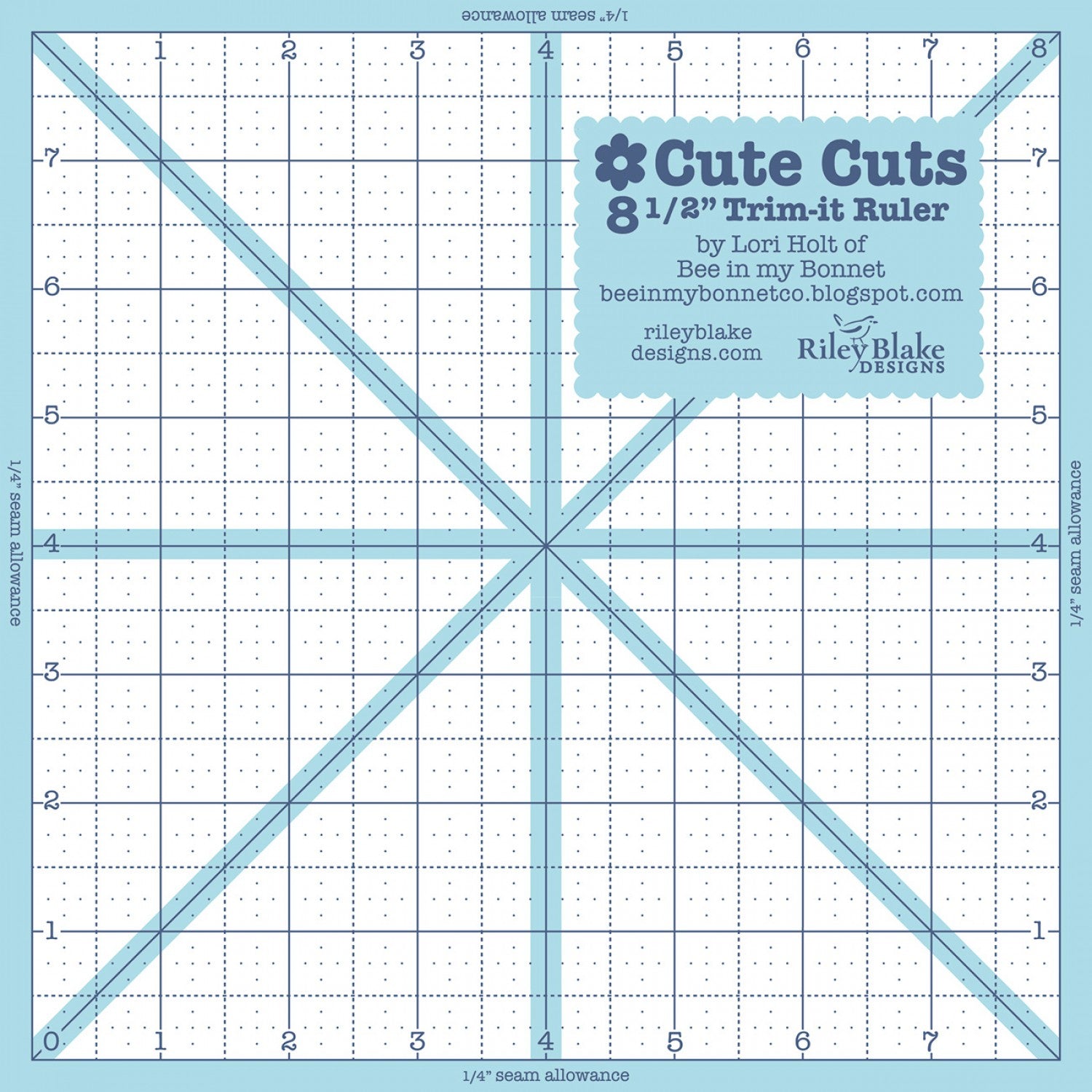 Trim It Ruler Square (8-1/2in x 8-1/2in)