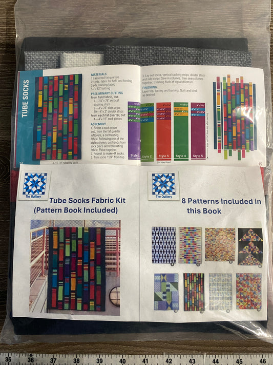 Tube Socks Fabric Kit and Pattern Book