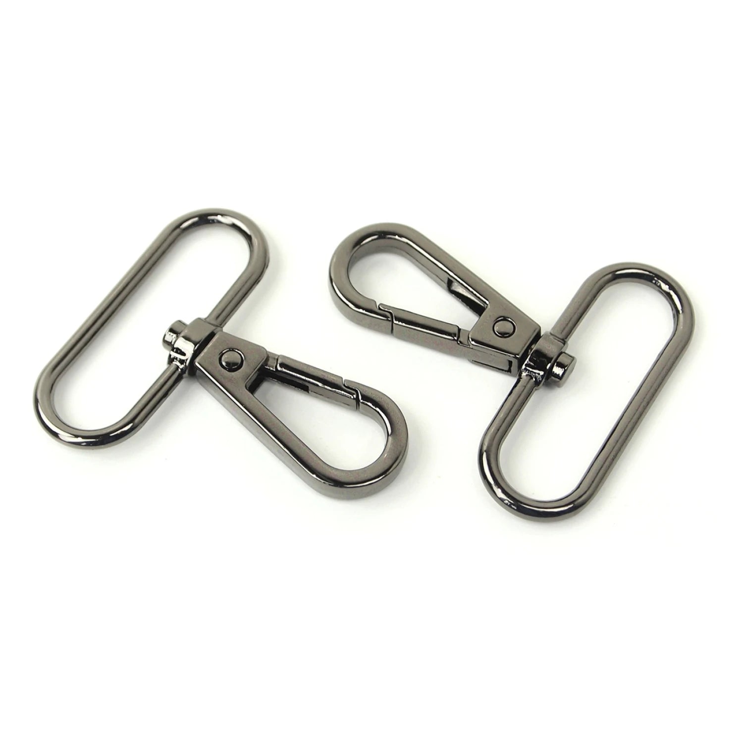 Two Swivel Hooks 1 1/2" Gunmetal