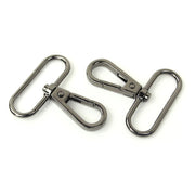 Two Swivel Hooks 1 1/2" Gunmetal