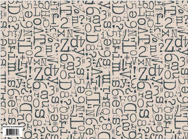 TYPE/Ography Wide Back Blackboard