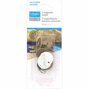 UNIQUE SEWING Magnetic Snaps 18mm Antique Gold (2 pcs)