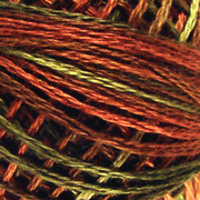Valdani Pearl Cotton Size 12 Copper Leaf (M78)