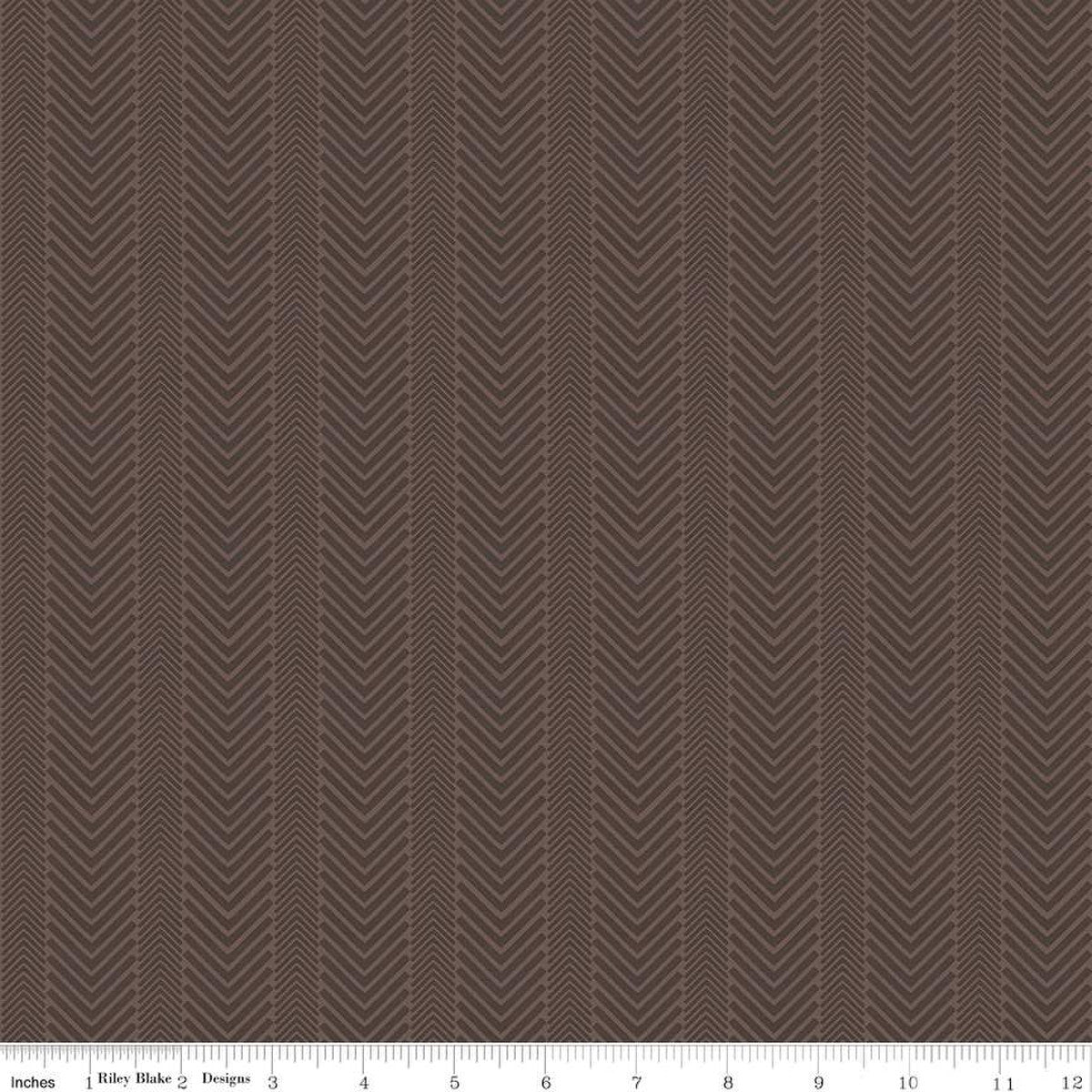 Wake at the Lake Herringbone Brown
