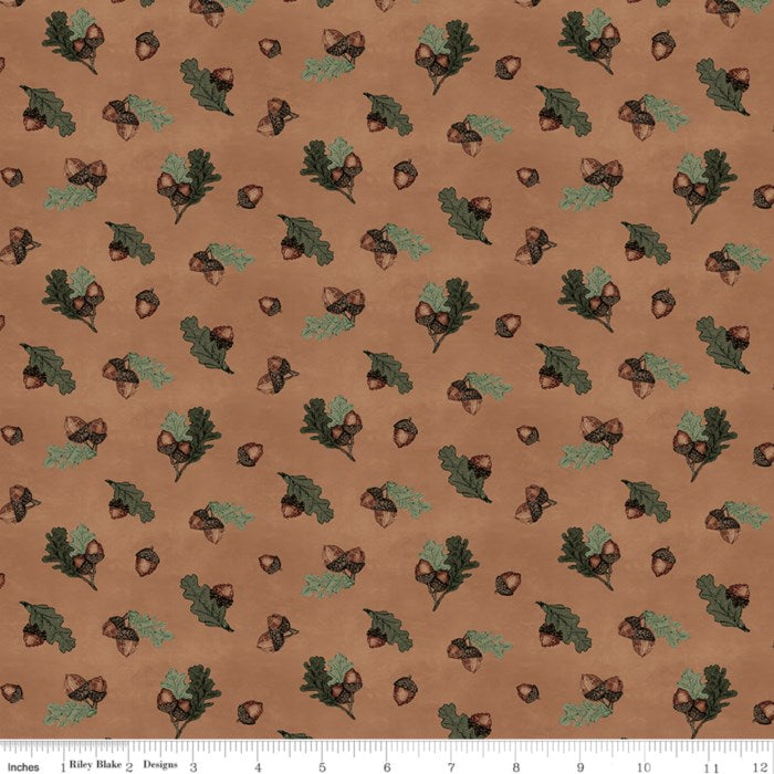 Whispering Pines Acorns Brown