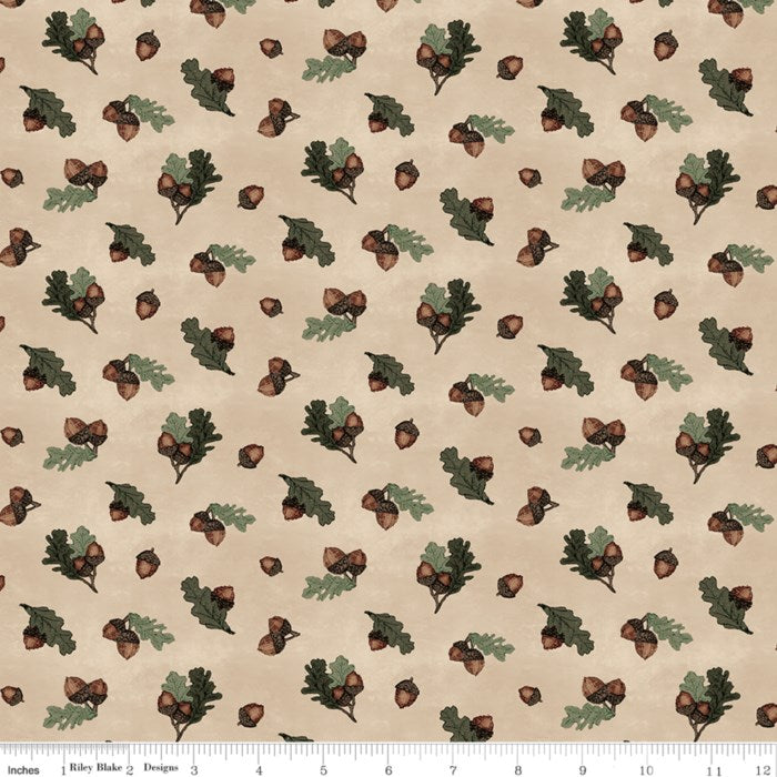 Whispering Pines Acorns Tan