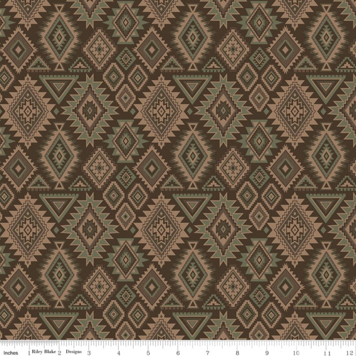 Whispering Pines Geometric Brown