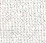 Lugana - White with Silver Metallic (25 count)