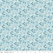 Winter Magic Floral Aqua