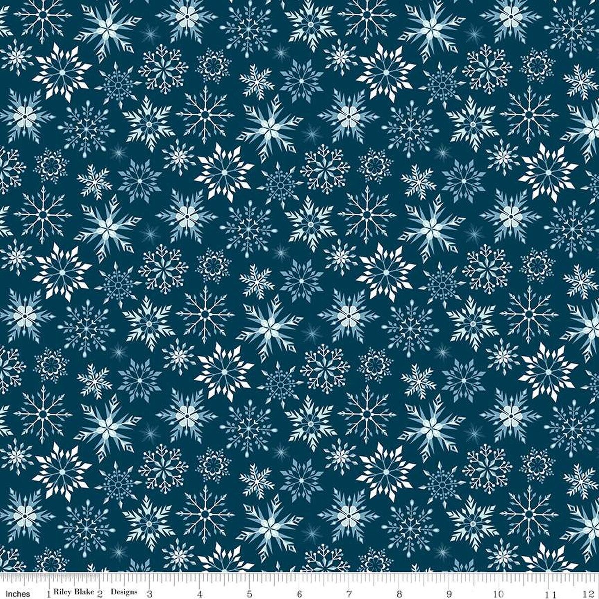 Winter Magic Snowflakes Navy