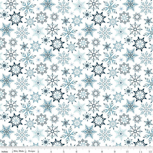Winter Magic Snowflakes White