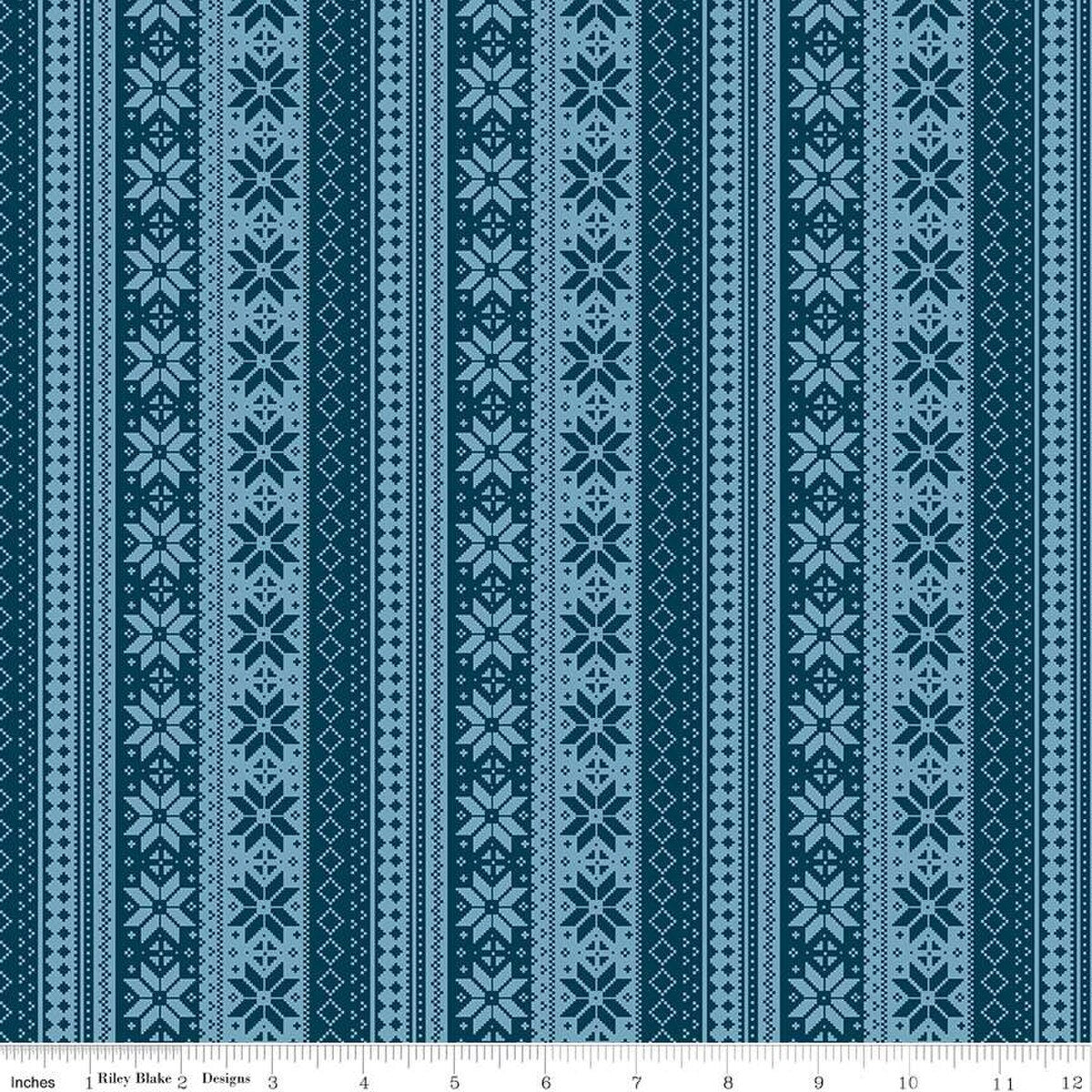 Winter Magic Sweater Stripe Navy