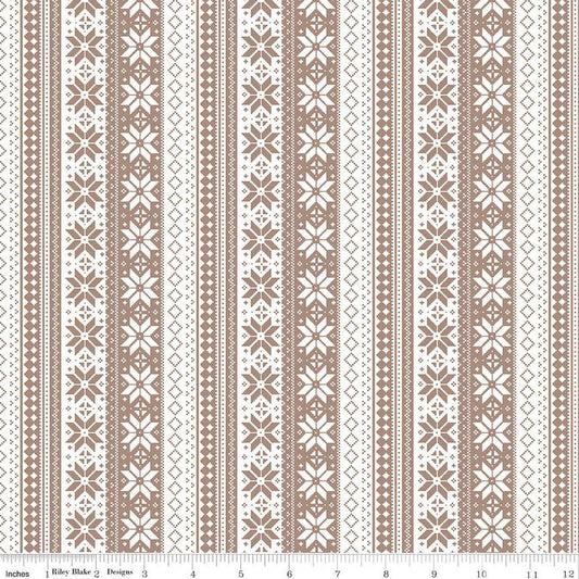 Winter Magic Sweater Stripe Tea Dye